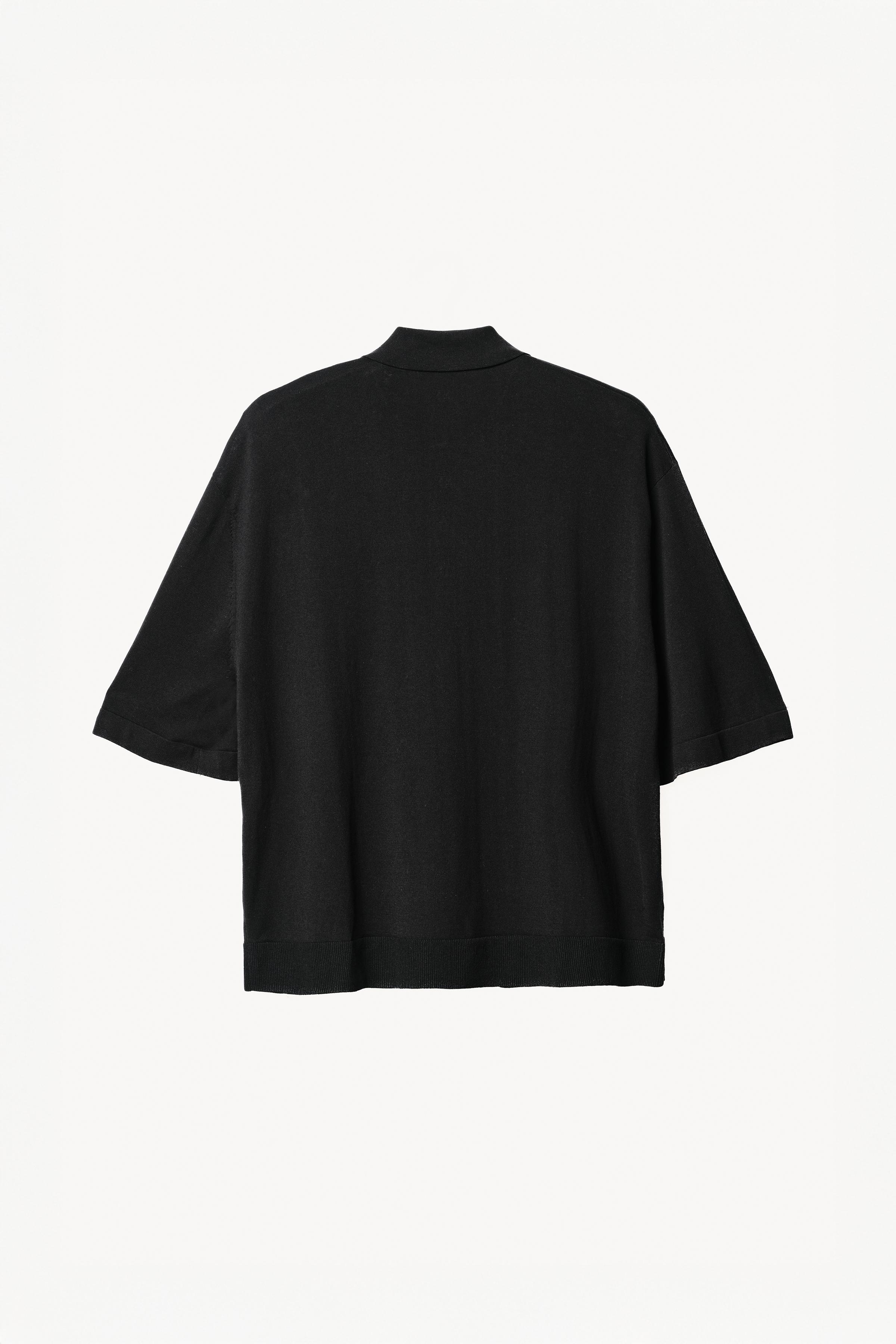 WILLY CHAVARRIA X ZARA LYOCELL BLEND KNIT POLO SHIRT